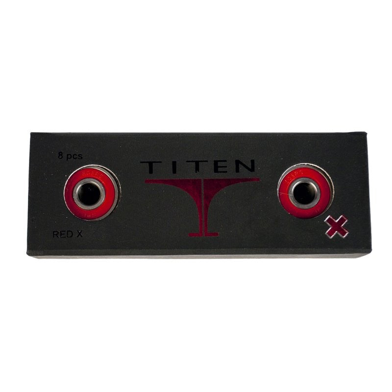 Titen Bearings Red X Swiss (12-pack)