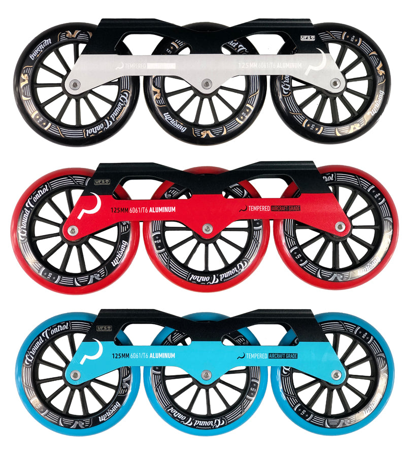 GC TriSkate Frame V3 125mm 85A Complete Setup red/black