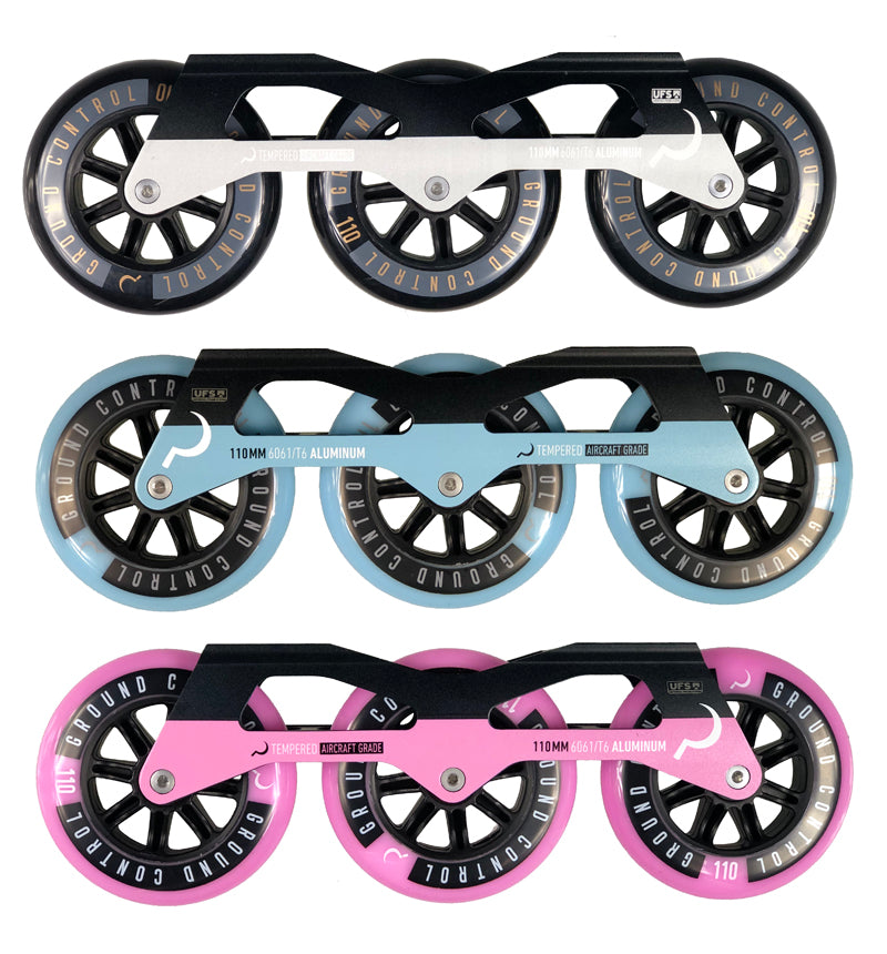 GC TriSkate Frame V3 110mm 85A Complete Setup black/silver