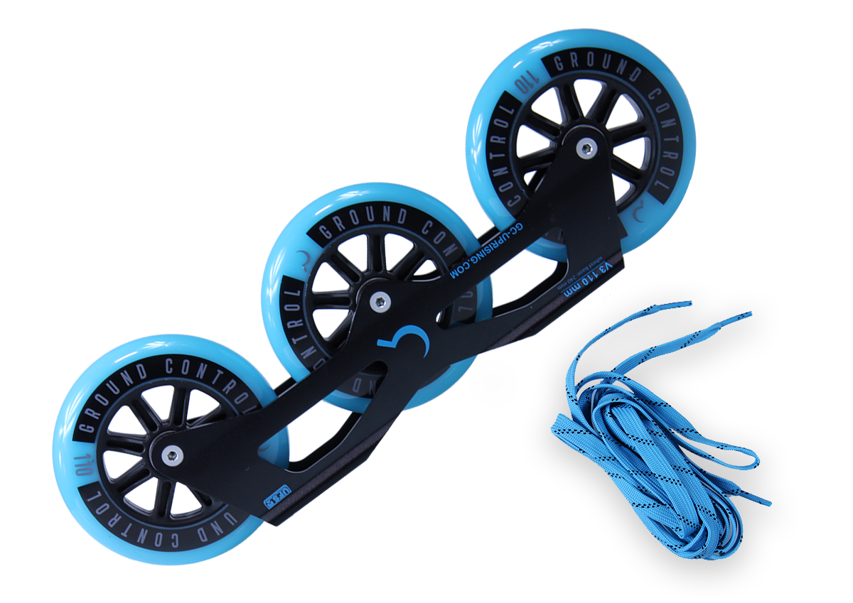 GC TriSkate Frame V3 110mm 85A Complete Setup turquoise