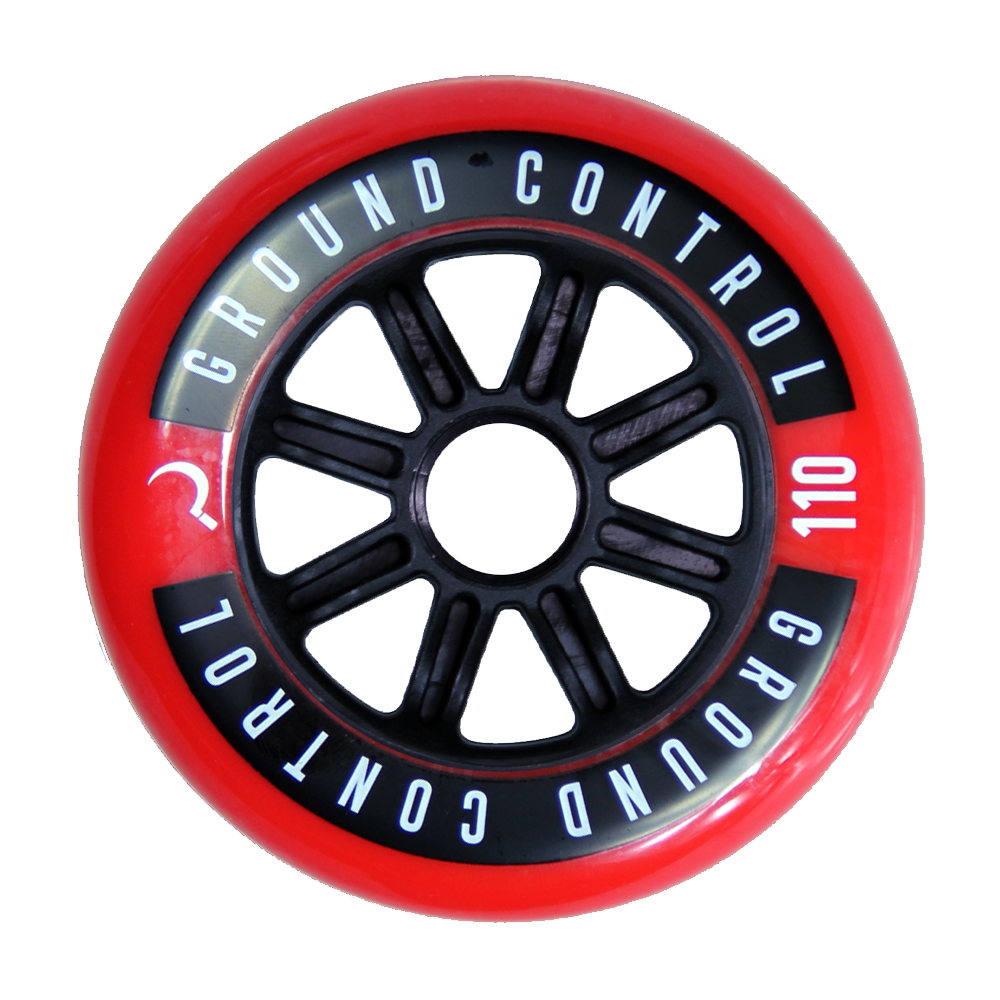 GC Wheels 3-pack red/black 110mm 85A