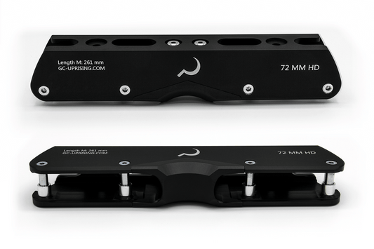 GC HD Frames 72mm w/alum H-block Black