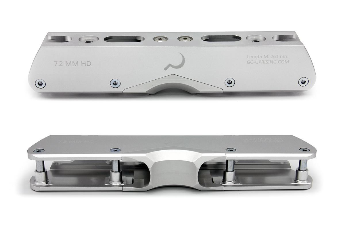 GC HD Frames 72mm w/alum H-block Silver