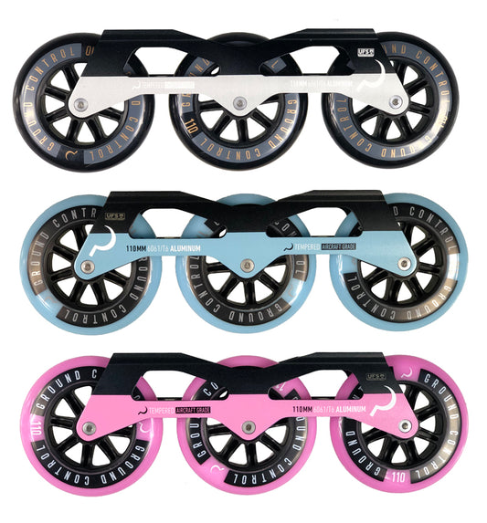 GC TriSkate Frame V3 110mm 85A Complete Setup black/silver
