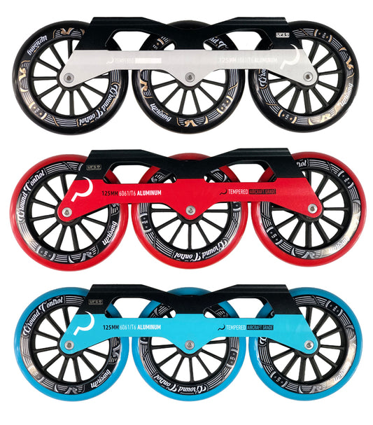 GC TriSkate Frame V3 125mm 85A Complete Setup turquoise