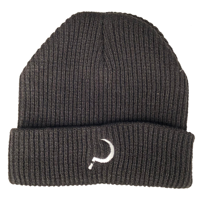 GC Beanie woven knit black