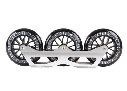 GC TriSkate Frame V2 125mm 85A Complete Setup silver