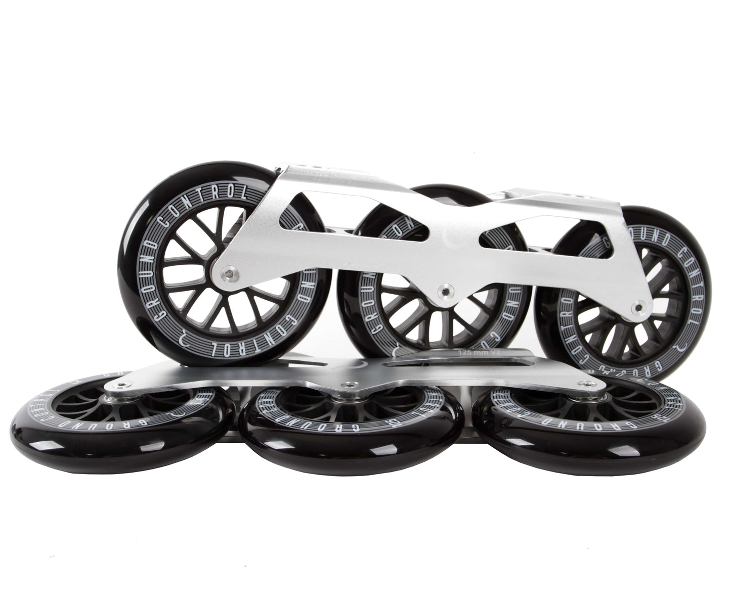 GC TriSkate Frame V2 125mm 85A Complete Setup silver