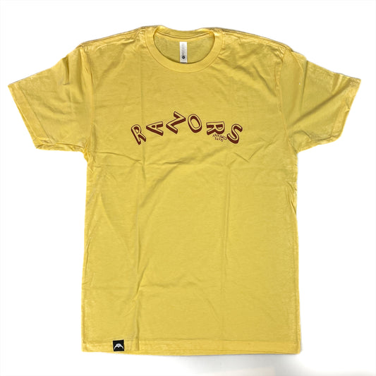 Razors T-shirt Backflip yellow