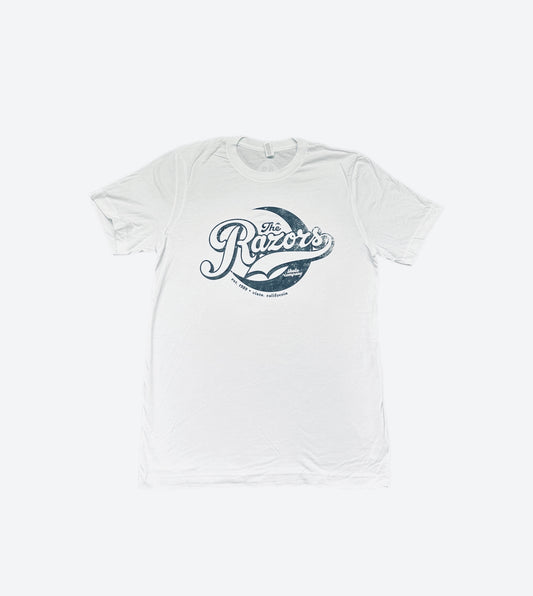 Razors T-shirt Moon white