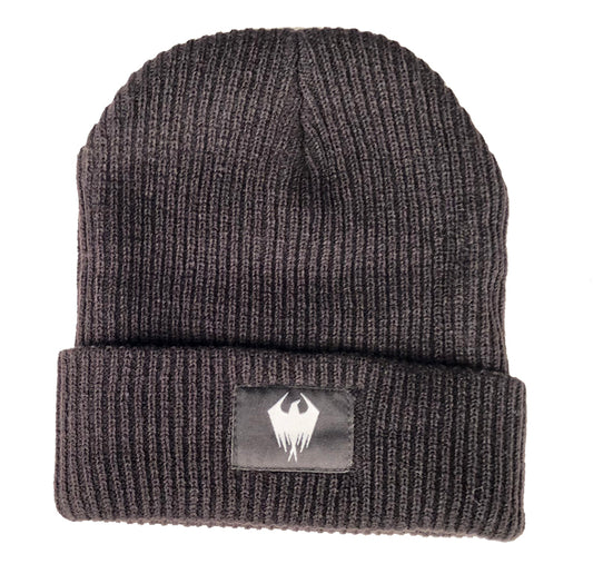 Reign Beanie woven knit black