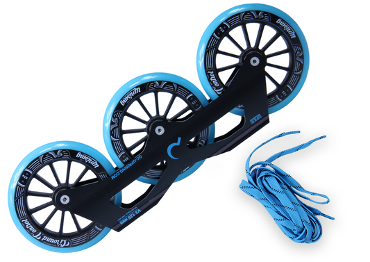 GC TriSkate Frame V3 125mm 85A Complete Setup turquoise