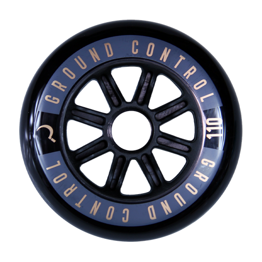 GC Wheels 3-pack black/gold 110mm 85A