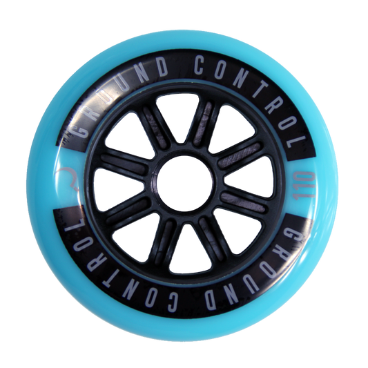 GC Wheels 3-pack turquoise/black 110mm 85A
