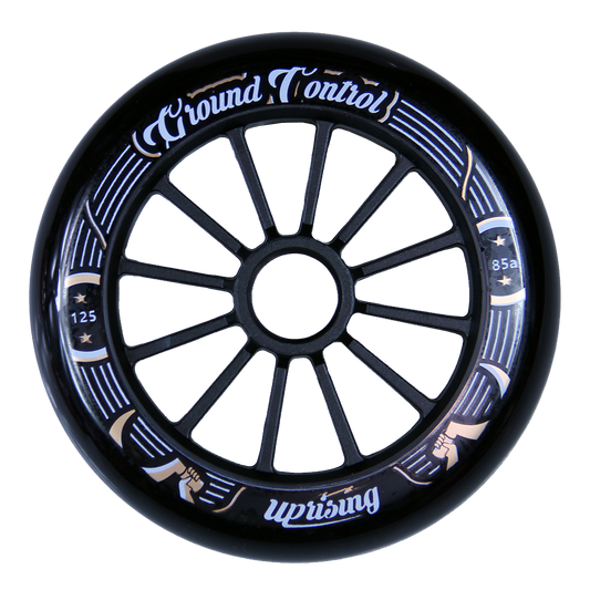 GC Wheels 3-pack black 125mm 85A