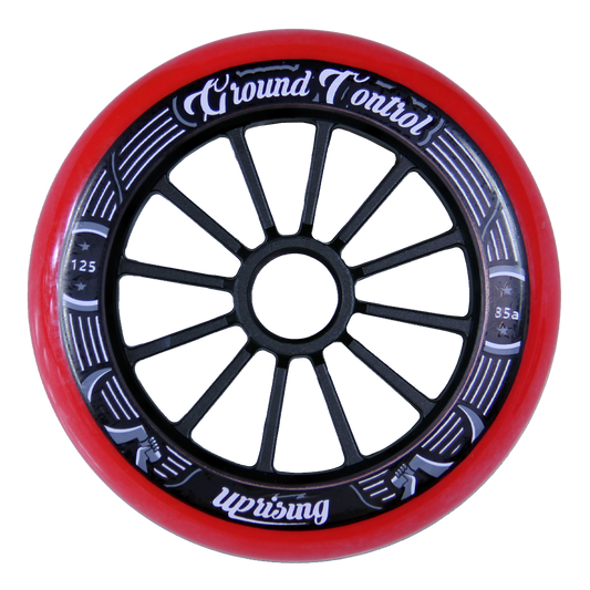 GC Wheels 3-pack red/ black 125mm 85A